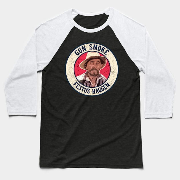 Gunsmoke - Festus Haggen Baseball T-Shirt by rido public
